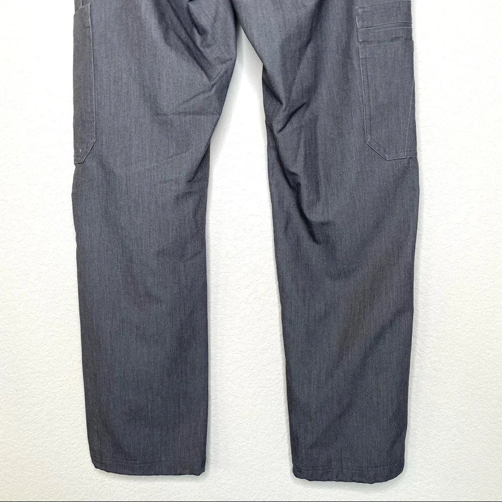 Figs Cairo cargo heather gray scrub pants sz medium